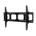 Black powder-coated metal tilting TV wall mount bracket for 42 to 90 inch flat screens