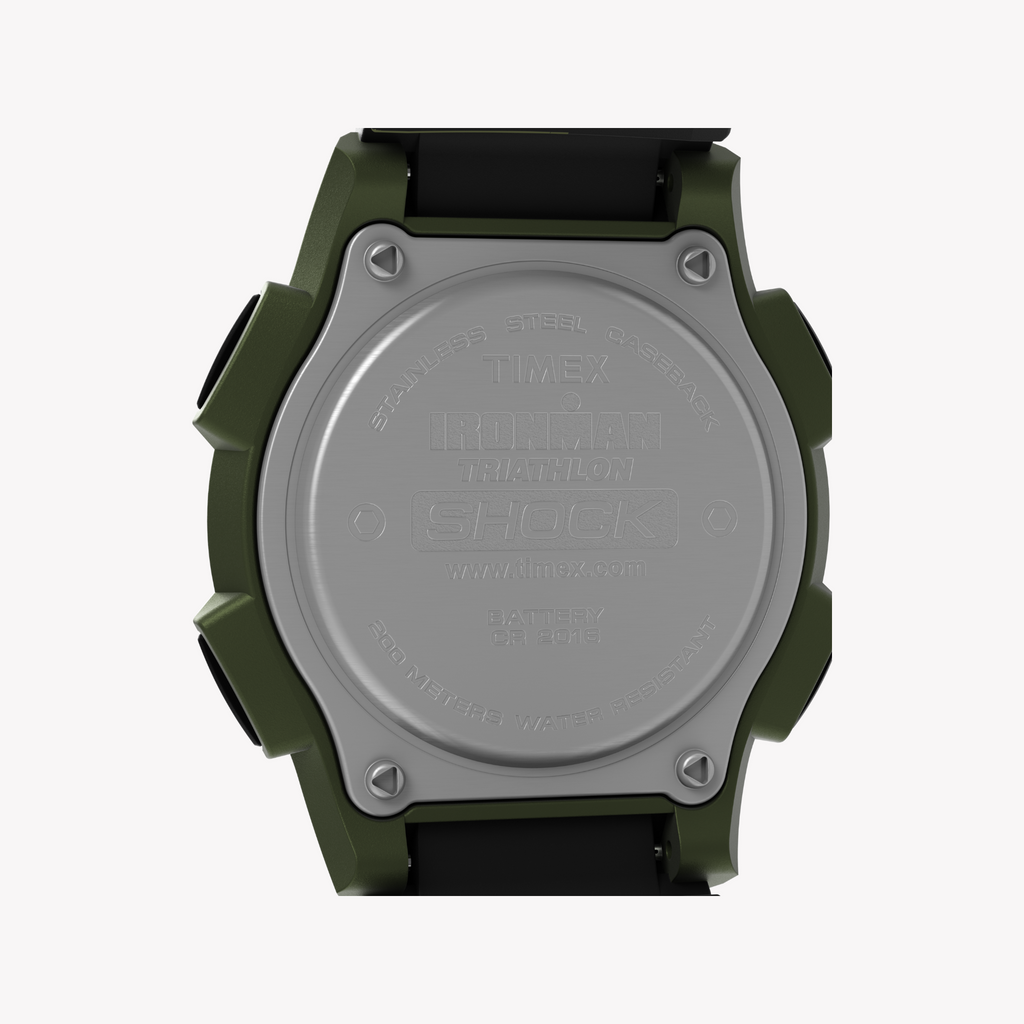 Timex Men's Green/Black Resin Watch | Model Tw5m64900-4