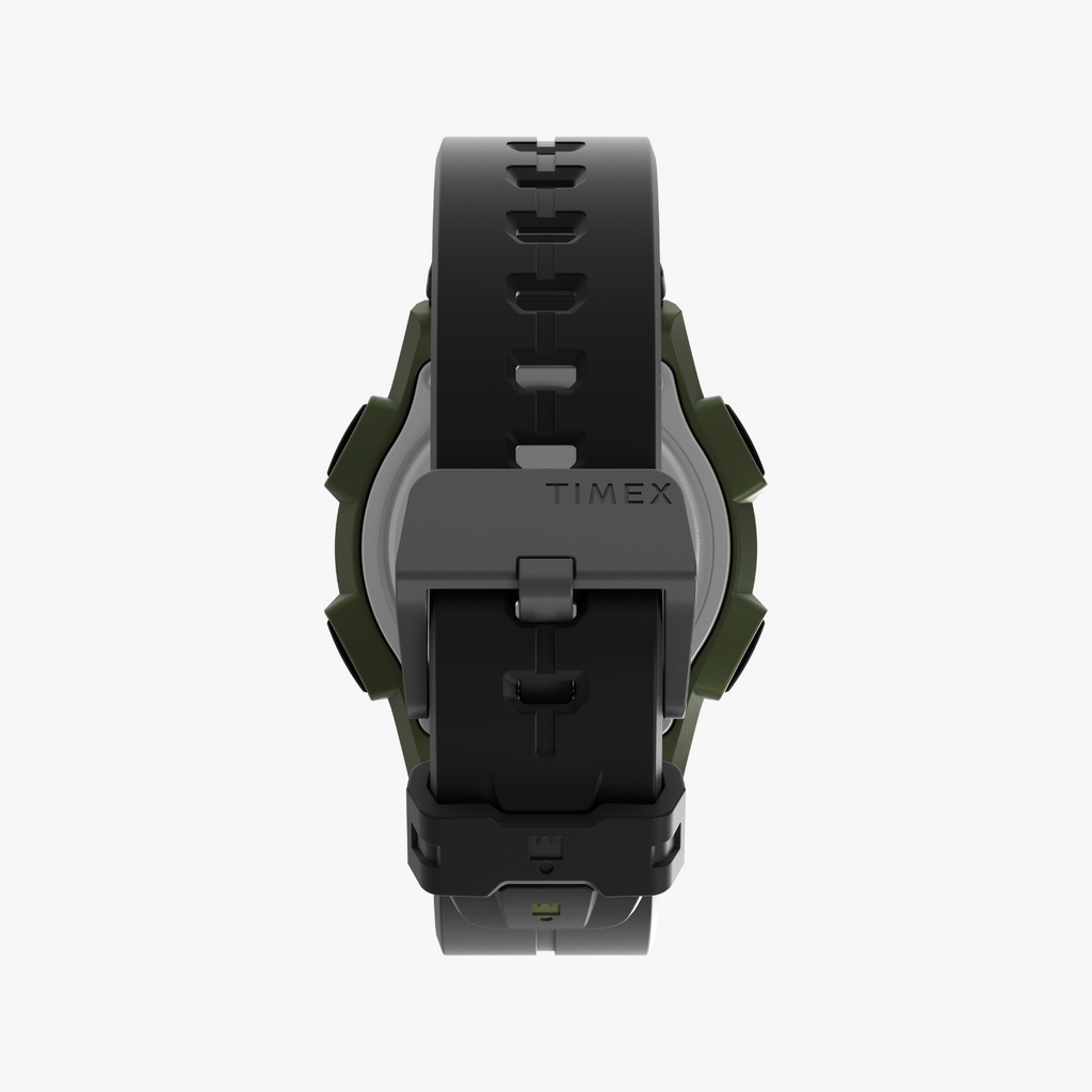 Timex Men's Green/Black Resin Watch | Model Tw5m64900-3