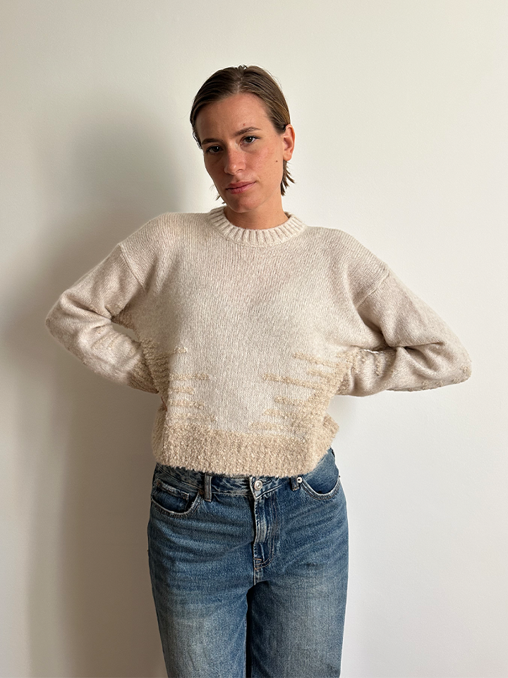 Tabata maglione sfumato in bouclé-1