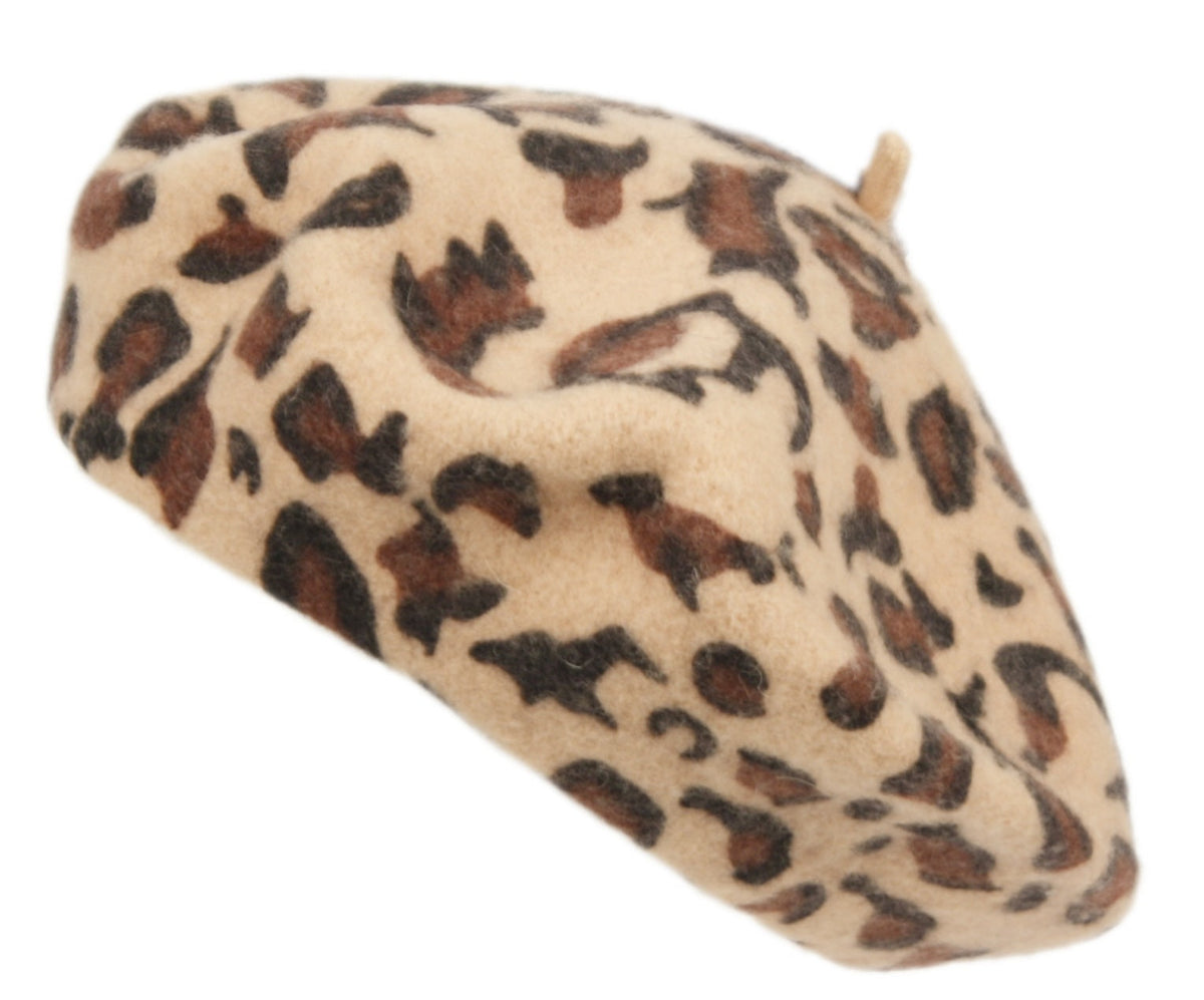 FRENCH LEOPARD BERET-1