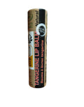 Organic tangerine lip balm in eco-friendly cylindrical paper push tube packaging for zero waste hydration