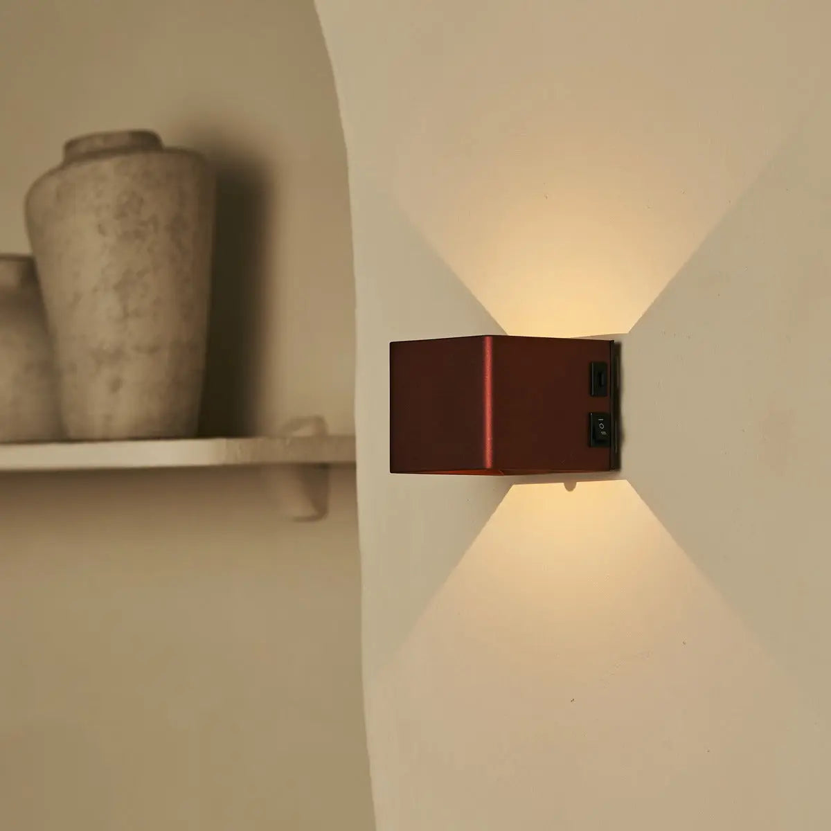 Tess Bronze Rechargeable Wall Light-1