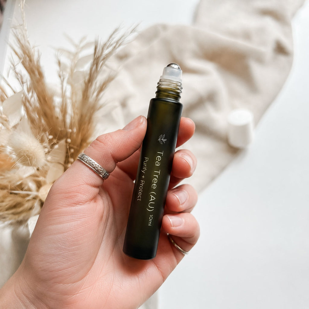Tea Tree Essential Oil Roller — Clean Energy Reset for Mental Clarity, Focus & Emotional Balance-1