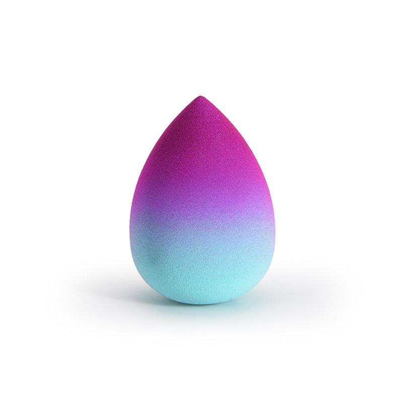 Teardrop makeup sponge with pointed tip for foundation blending and cosmetic application — view 2