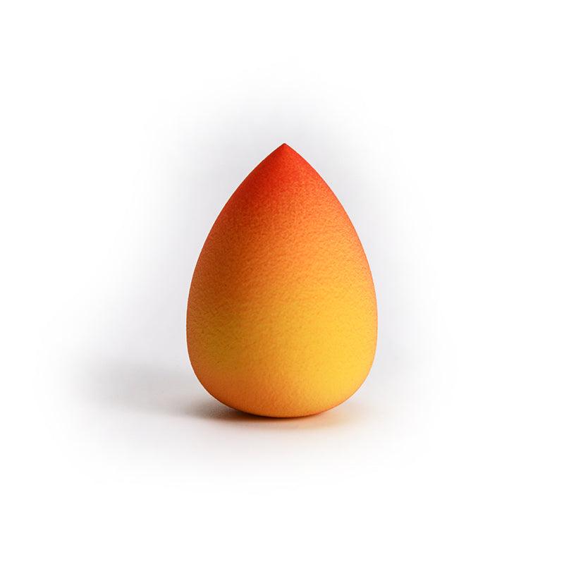 Teardrop makeup sponge with pointed tip for foundation blending and cosmetic application — view 3