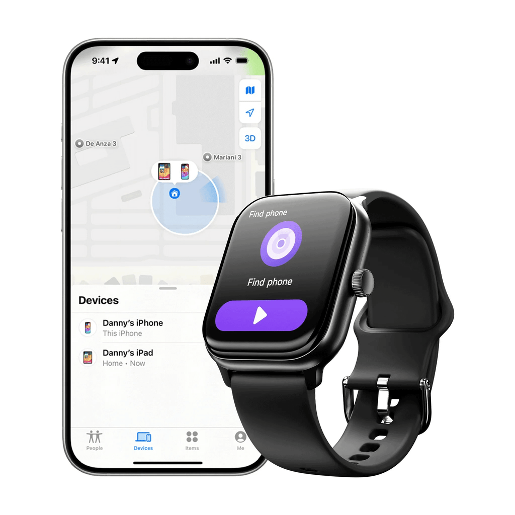 Tempo Smartwatch with Bluetooth Calling - Midnight Black-4