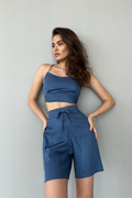 Tencel shorts-0