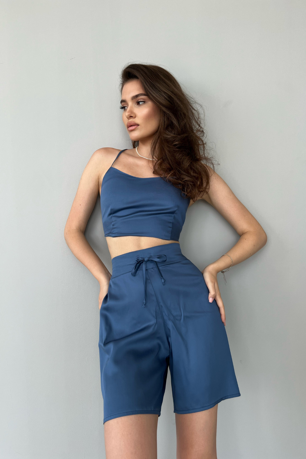 Tencel shorts-0