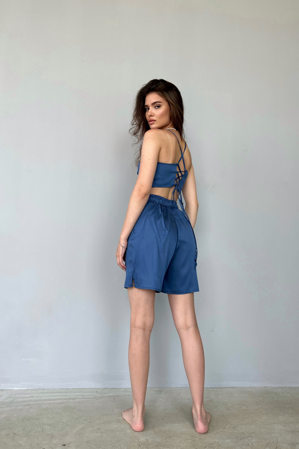 Tencel shorts-1
