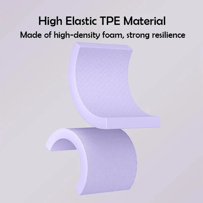 Purple TPE balance pad for yoga and physical therapy, featuring a non-slip textured surface. — view 4