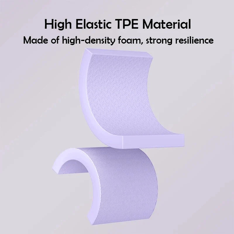 Purple TPE yoga balance pad soft cushion for physical therapy and core strength fitness training — view 4