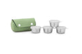 KEITH Titanium Mini Container Set with Pouch, 4-Piece - Ti1161-0