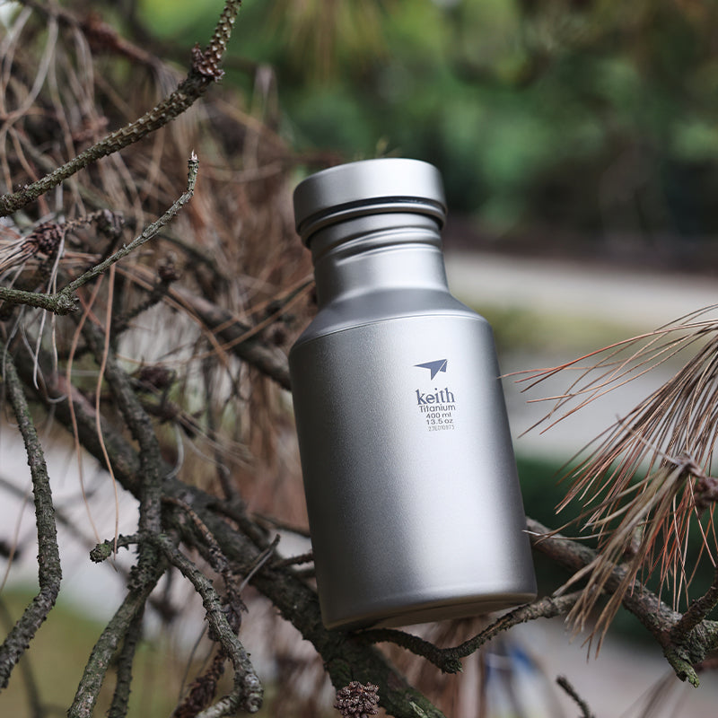 KEITH Titanium Sport Bottle with Sleeve-4