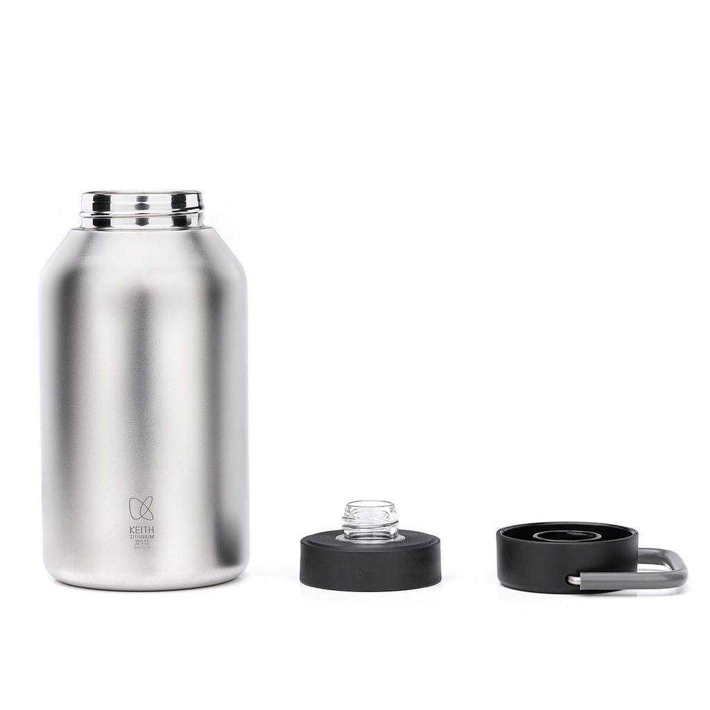 KEITH Titanium Vacuum Bottle with Carry Handle, 900ml - Ti3105-1