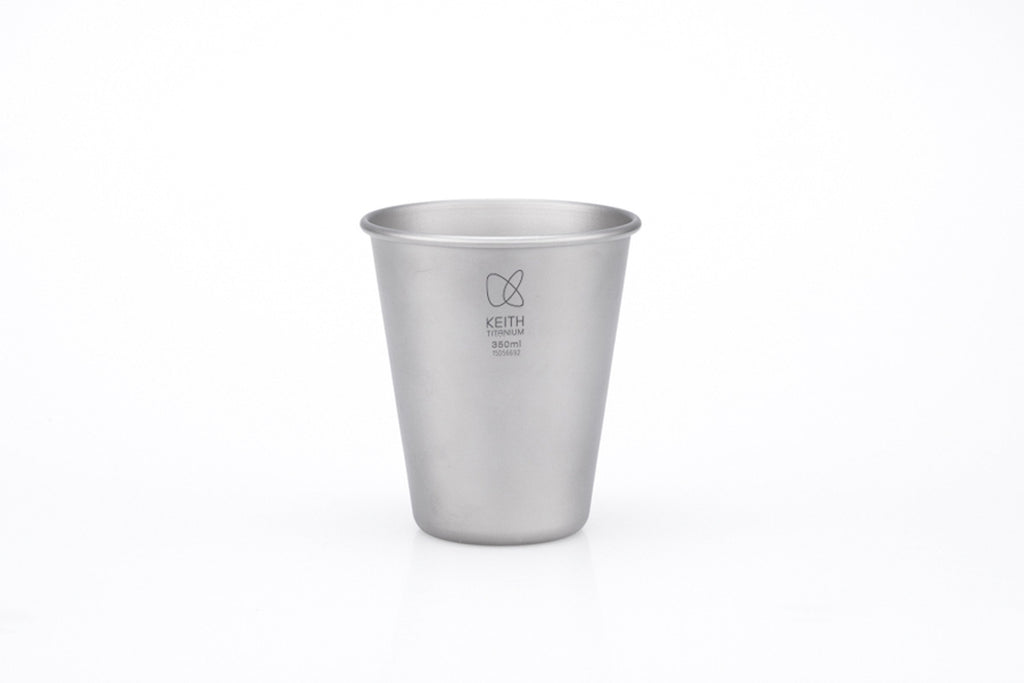KEITH Titanium Beer Cup, 350ml / 450ml - Ti9001 / Ti9002-0
