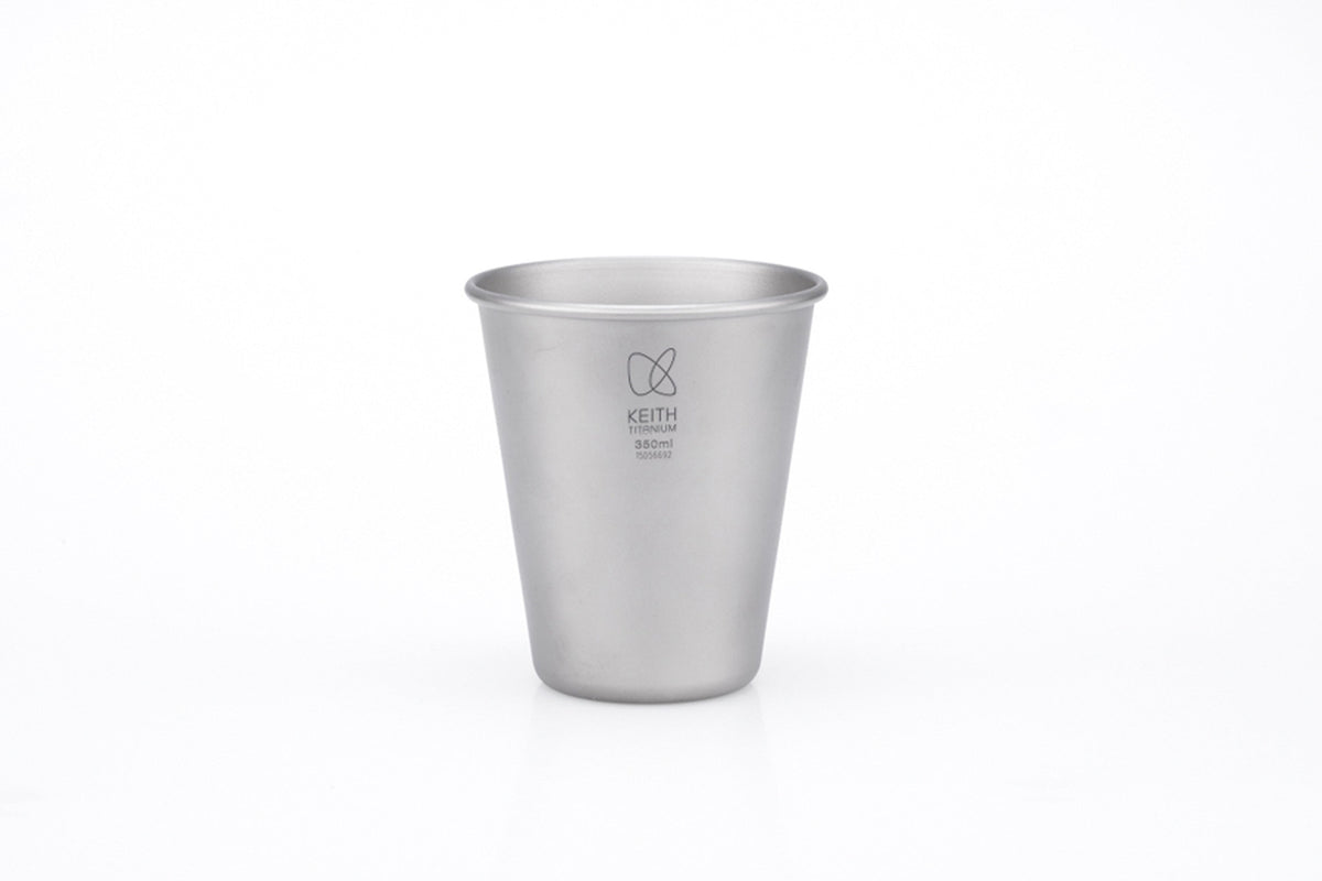 KEITH Titanium Beer Cup, 350ml / 450ml - Ti9001 / Ti9002-0