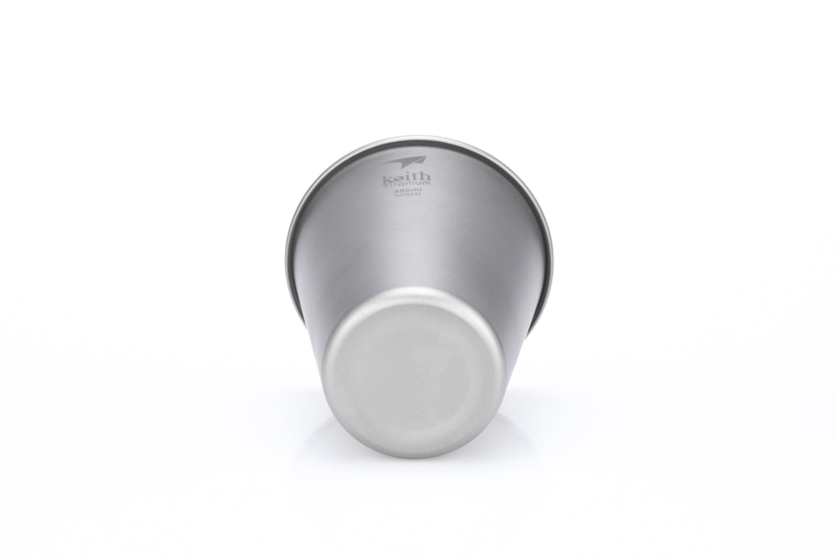 KEITH Titanium Beer Cup, 350ml / 450ml - Ti9001 / Ti9002-3