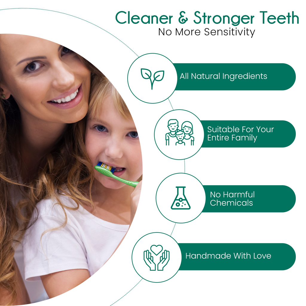 All-natural eco-friendly tooth powder in a reusable metal tin for zero waste oral care — view 3