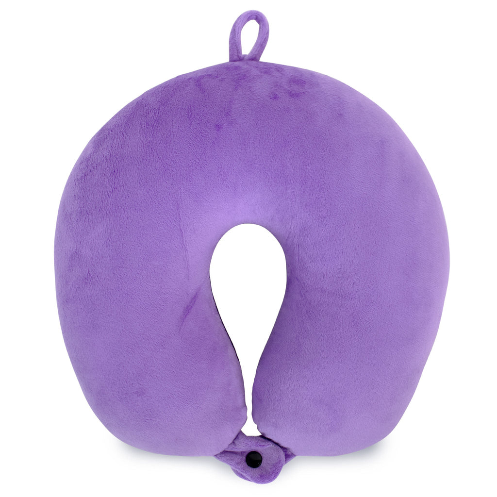 Plush Microbeads Travel Neck Pillow-4