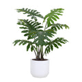 3' Faux Tropical House Plant, Potted Philodendron-0