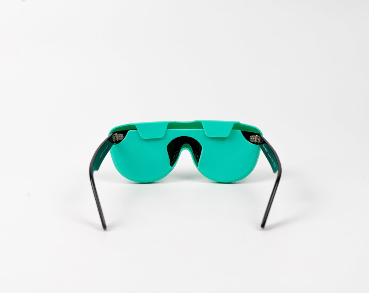 Funda de gafas de silicona flexible - Turquesa-1