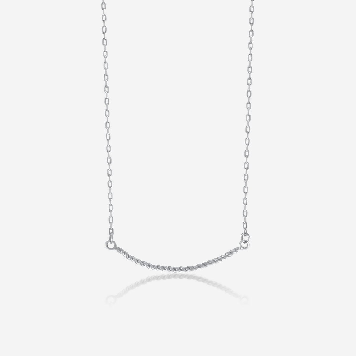 Twisted Gold Pendant Necklace | Handmade Fine Jewelry-1