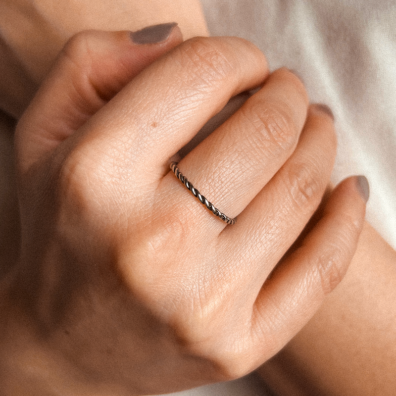 Twisted Gold Ring | Handmade Fine Jewelry-1