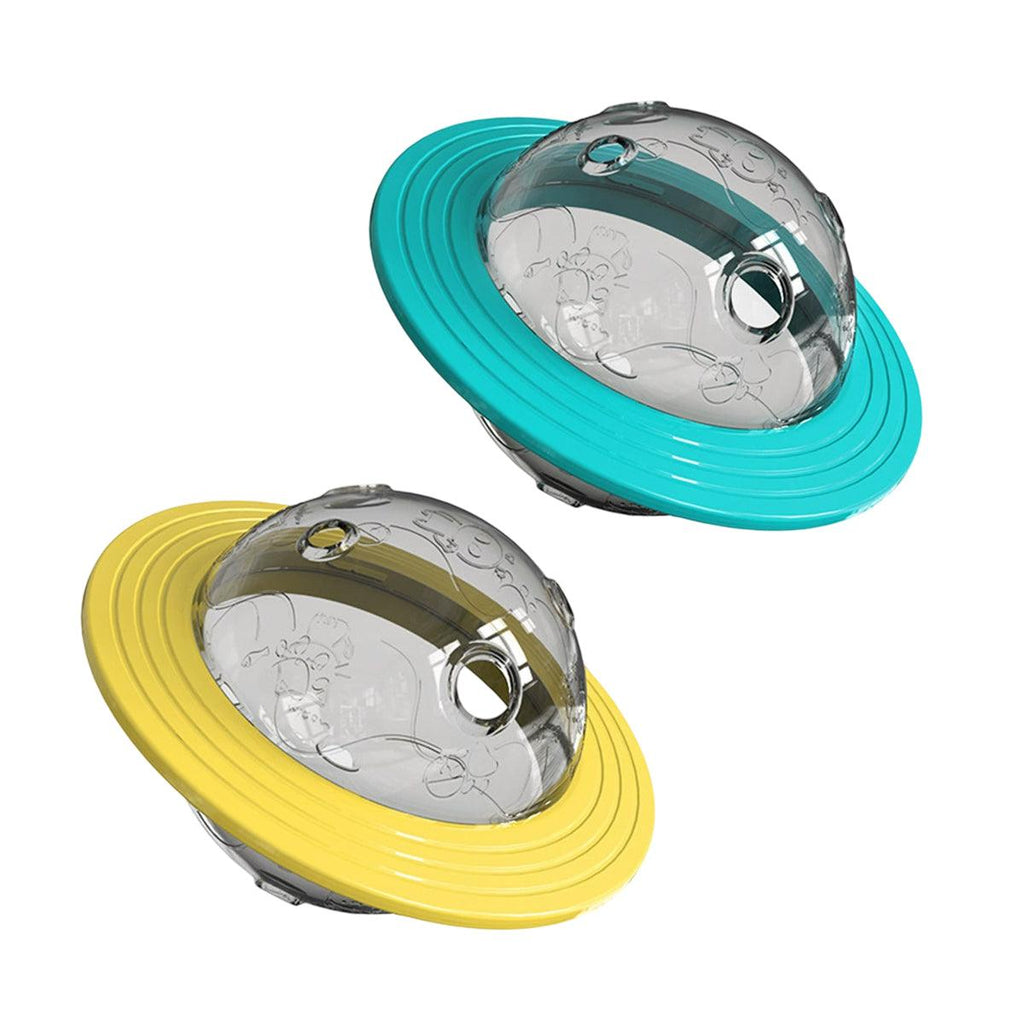 Interactive UFO treat dispenser and flying disc toy for dogs and cats in various colours — view 2
