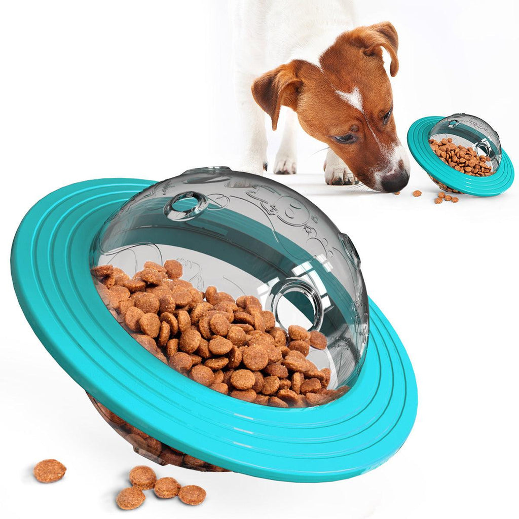 Interactive UFO treat dispenser and flying disc toy for dogs and cats in various colours — view 4