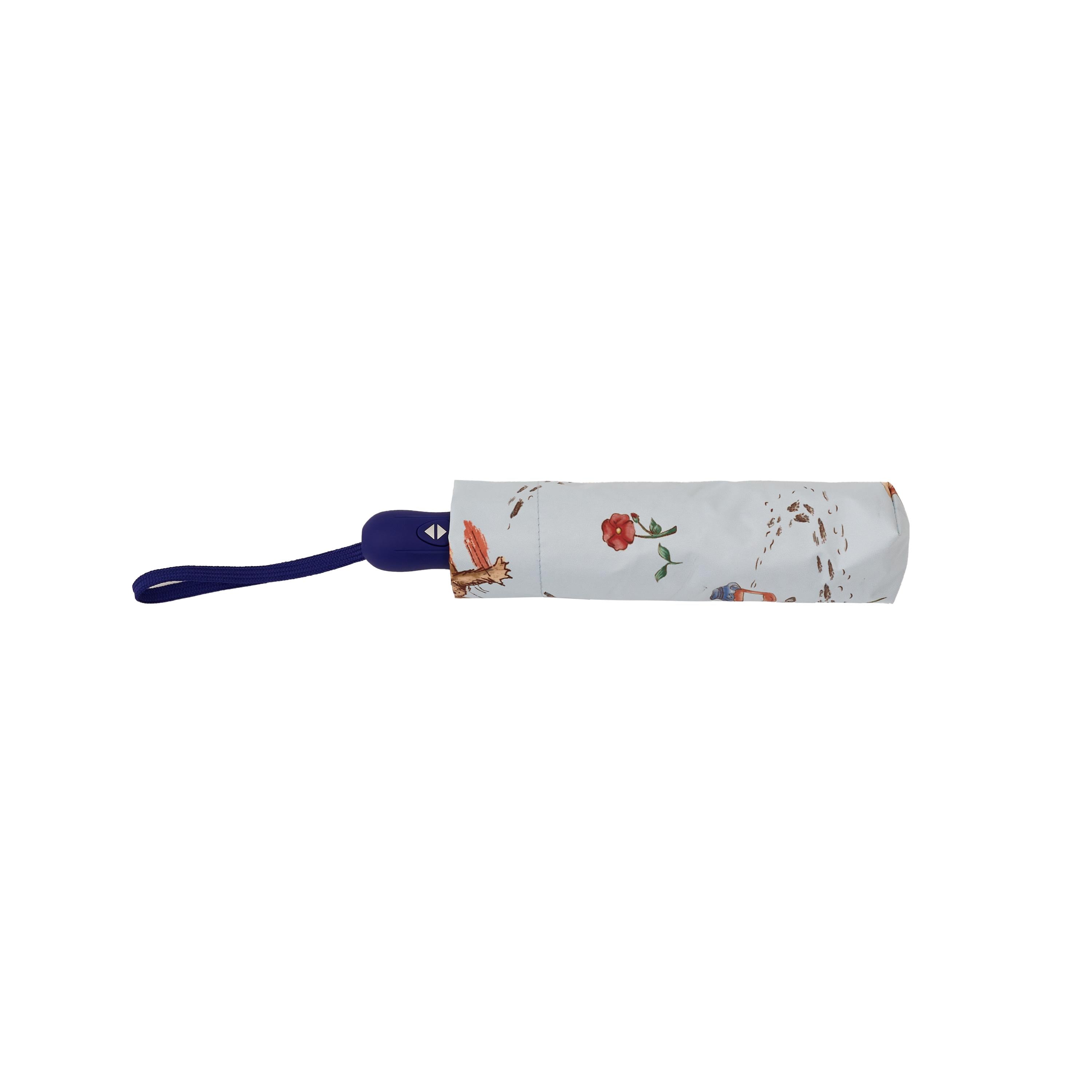 Paddington Classic Marmalade automatic folding umbrella with matching sleeve and UPF 50+ sun protection — view 3
