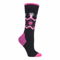 Ladies ultra lite thermal knee high ski socks featuring a reinforced heel and soft cushion pile