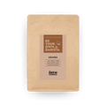 Bag of fresh Uganda whole coffee beans with eco-friendly kraft paper packaging