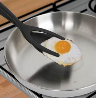 Ultimate 2-in-1 silicone grip and flip spatula tongs for effortless cooking of eggs and pancakes — view 4