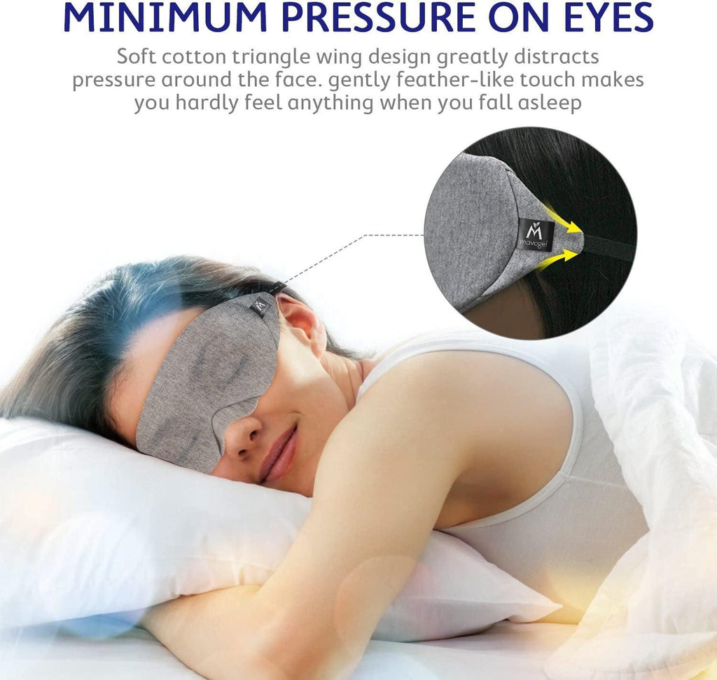 Soft cotton ultimate comfort sleep mask for restful nights and effective light blocking — view 5