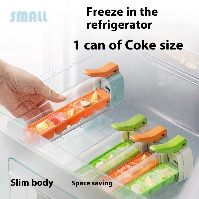 Ultimate ice cube maker with convenient storage box in food grade plastic for cold beverages — view 5