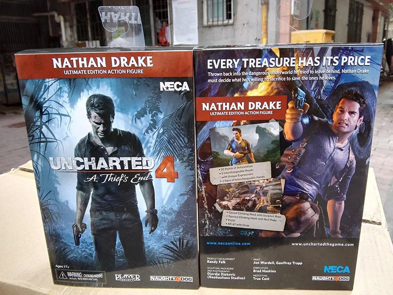 Highly detailed 1:12 scale Nathan Drake action figure from Uncharted 4 with weapons and accessories — view 5