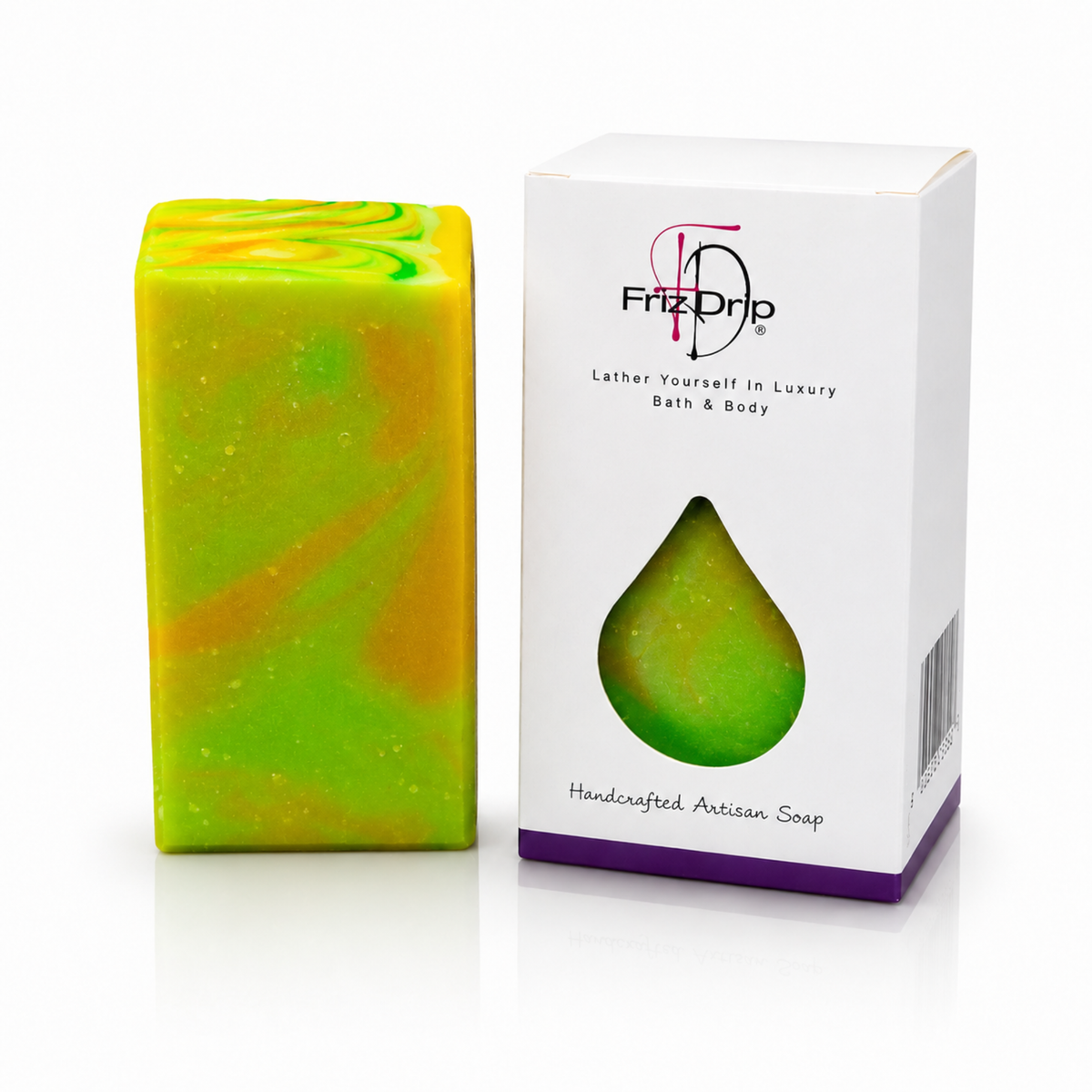 Ginger + Lime Soap Bar | Zesty Handmade Moisturizing Bath Soap-0