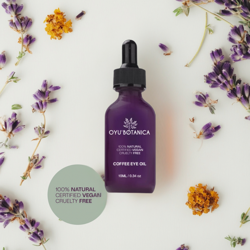 Botanical eye care set for sensitive eyes with brightening serum and gentle makeup cleanser — view 3