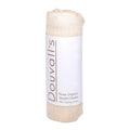 Three pack of organic cotton muslin face cloths for gentle skincare exfoliation and cleansing