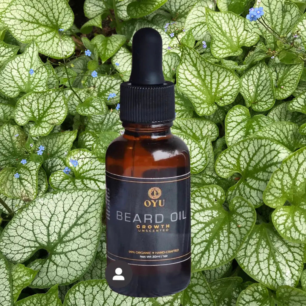 Organic Growth Beard Oil - Nourish and Strengthen Your Beard Naturally 30ml/1oz-3