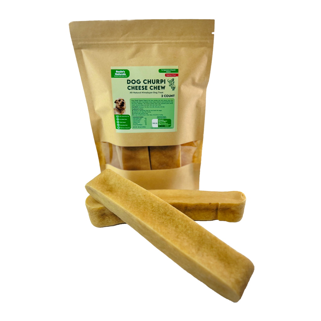 Natural yak cheese churpi dog chews, hard smoke-dried treats for canine dental health — view 5