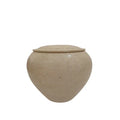 Natural Elegance: Light Brown Onyx Urns-0