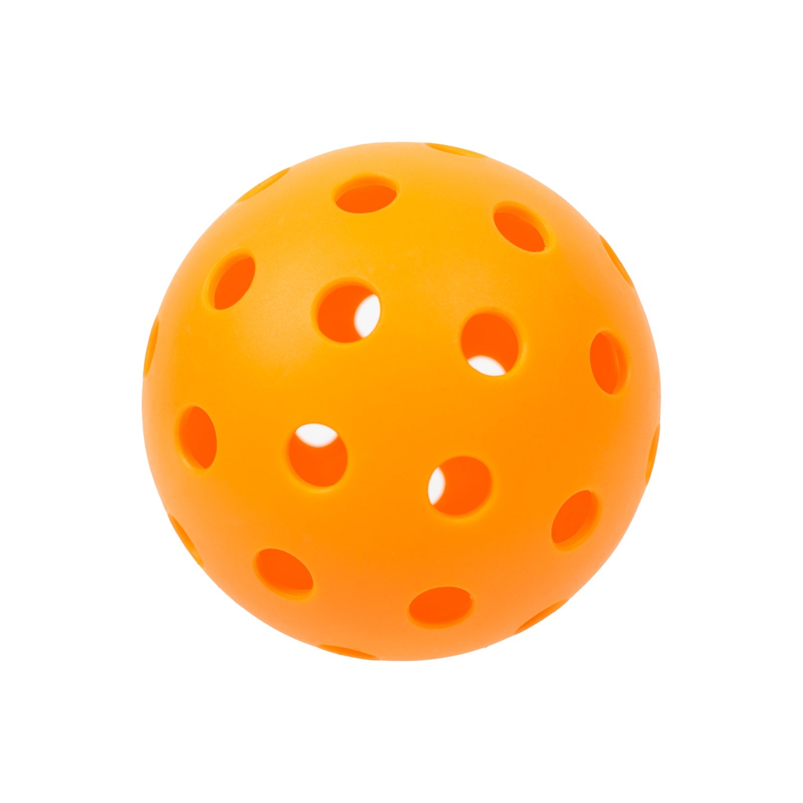 Pickleball set featuring two fiberglass paddles and six orange aerodynamic TPE balls for precision gameplay — view 4