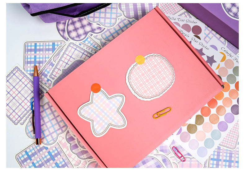 NNEDSZ Kids Creative Journal Gift Set(Pink) - Notebook, Pen, Stickers, and Accessories