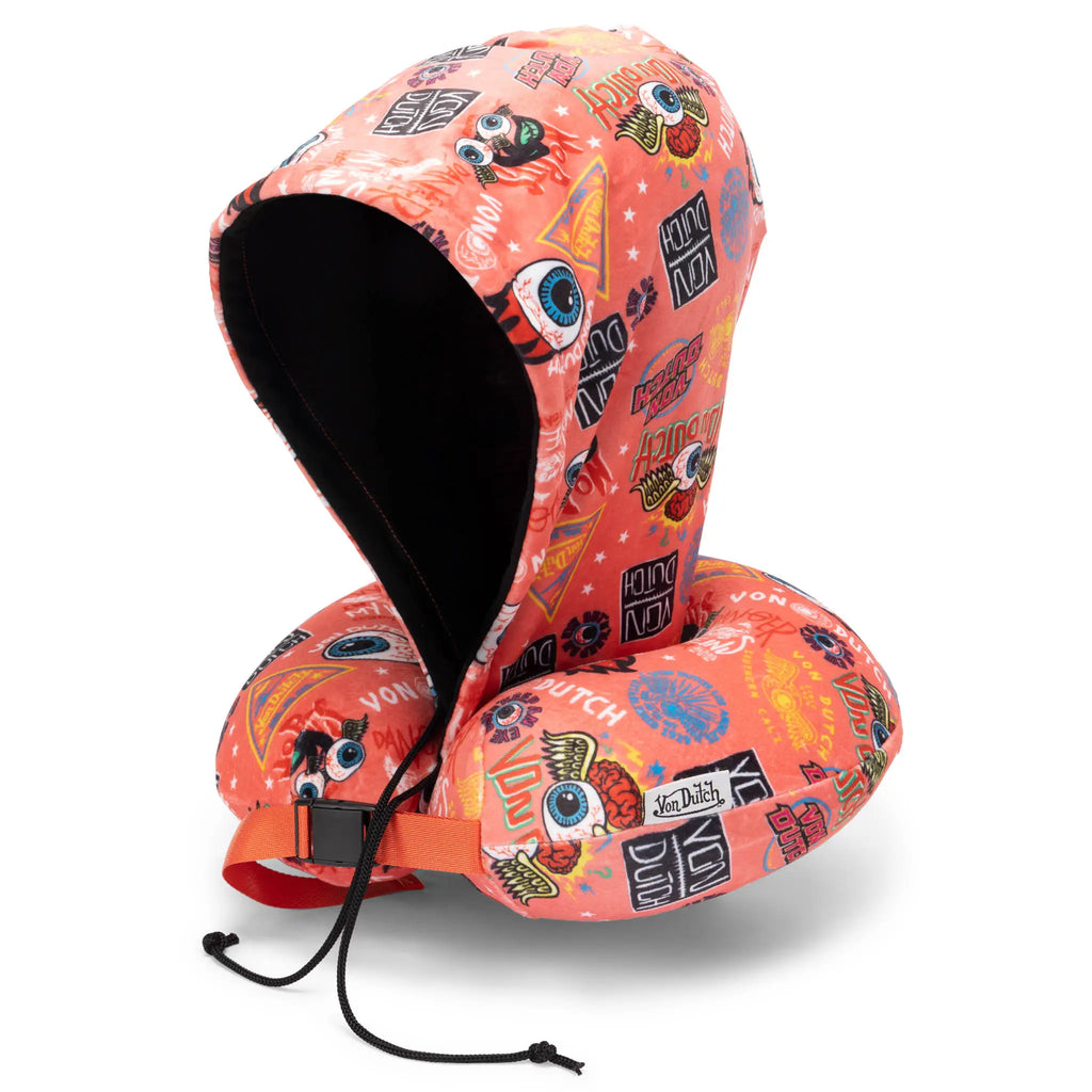 Jax Hooded Memory Foam Travel Neck Pillow-7