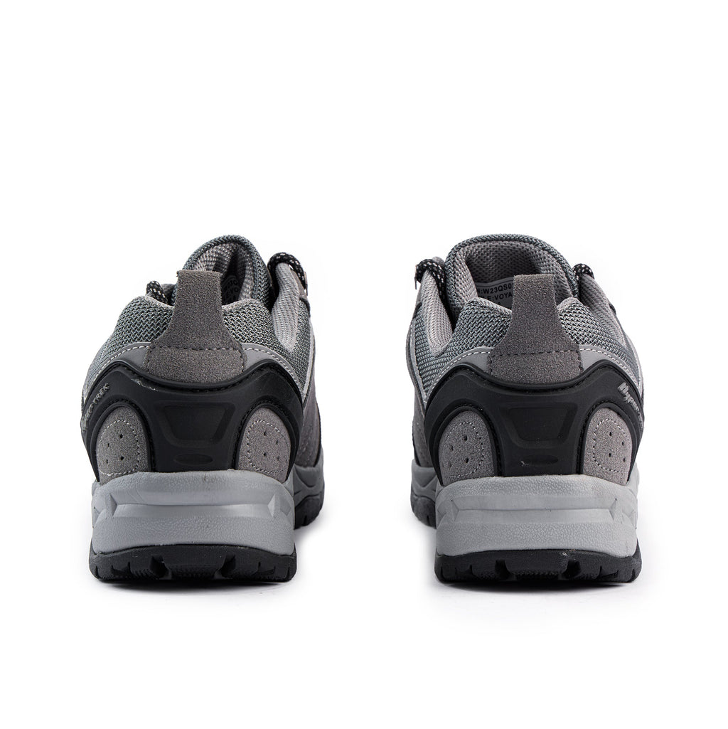 Voyage mens outdoor walker hiking shoe in grey and black with durable tread and protective toe — view 5