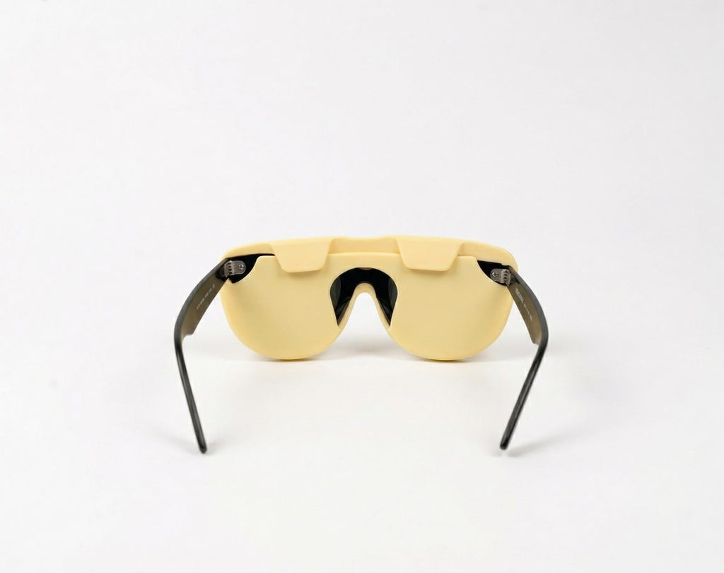 Funda de gafas de silicona flexible - Vainilla-2