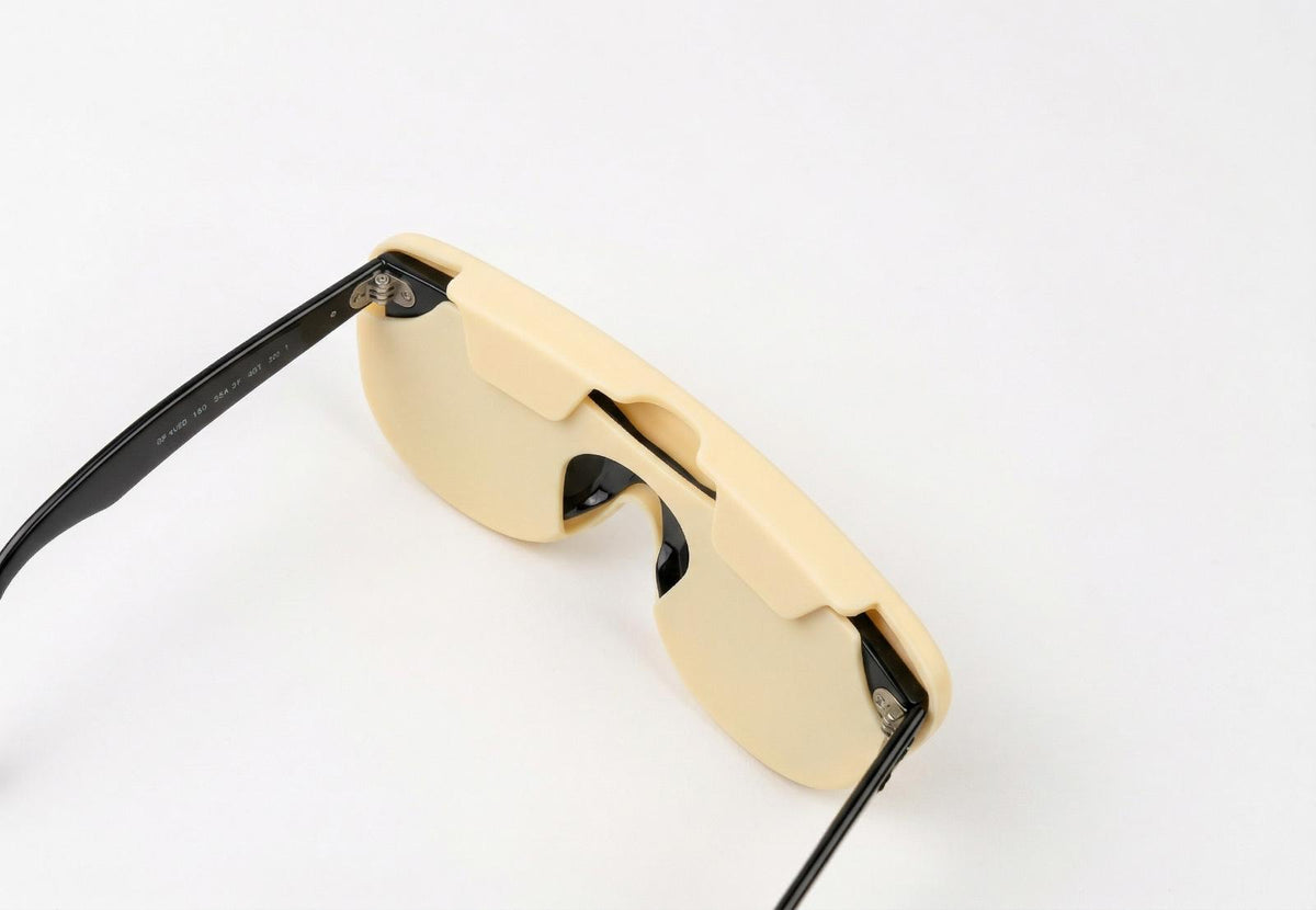Funda de gafas de silicona flexible - Vainilla-1