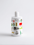 Gentle plant-based vegan shampoo bottle for hydrating volumizing and smoothing all hair types